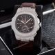 Japan Grade Patek Philippe Nautilus Diamonds Watches Gray Leather Strap (3)_th.jpg